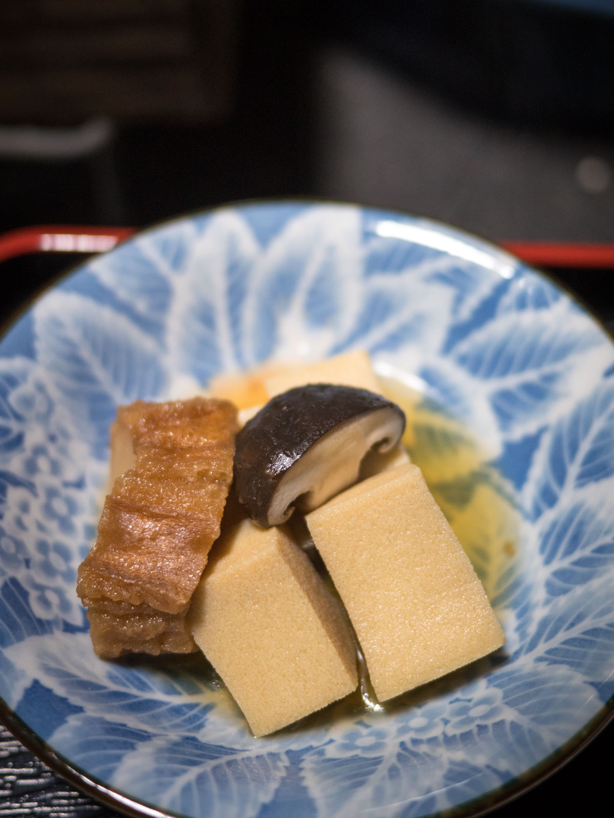 高野豆腐と車麩メインの煮染め
