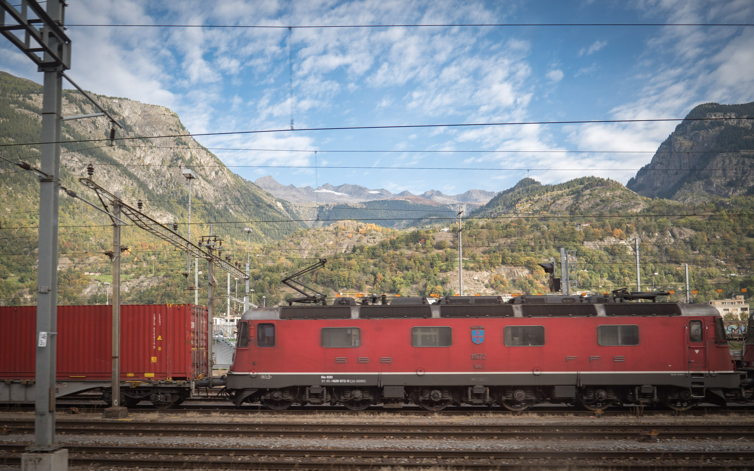 スイス国鉄の機関車　DMC-GX8 + LEICA DG 12-60mm